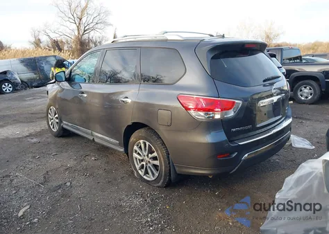 2014 Nissan Pathfinder Sl z USA, uszkodzony, nr VIN 5N1AR2MM6EC722495